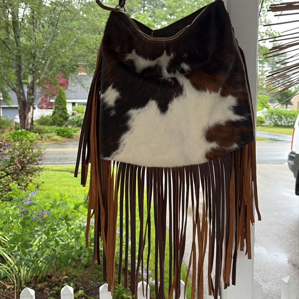 😍 Stunning authentic Cowhide Fringed Bag! 😍 - Picture 14 of 14